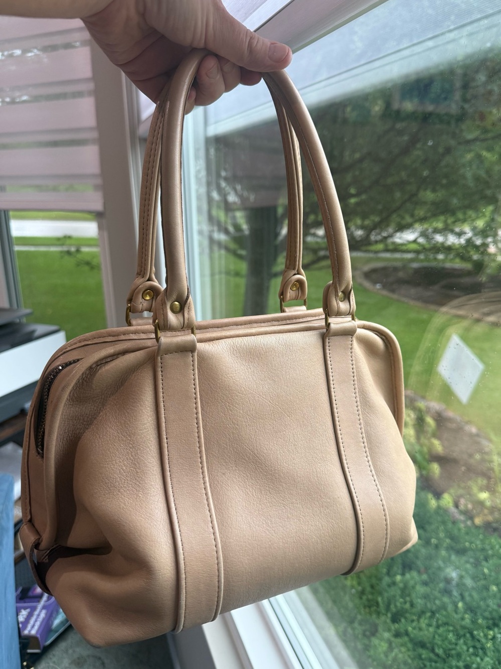 Vintage Coach Taupe Soft Satchel 4055